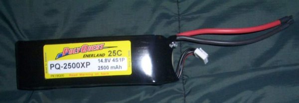 PQ-2500XP Batterie Accus LIPO Polyquest 4S1P